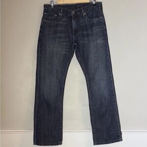 Levi's 514 Mens Straight Leg Blue Jeans 32x30 Dark Wash Denim 100% Cotton